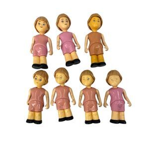 Little Tikes Family Figure Girl / Sister Short Sleeve Pink Top Pink Shorts